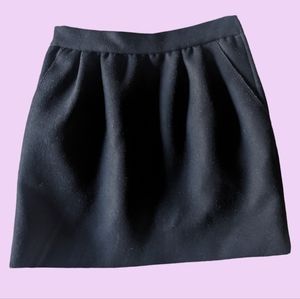 Prada wool skirt with pockets - black
